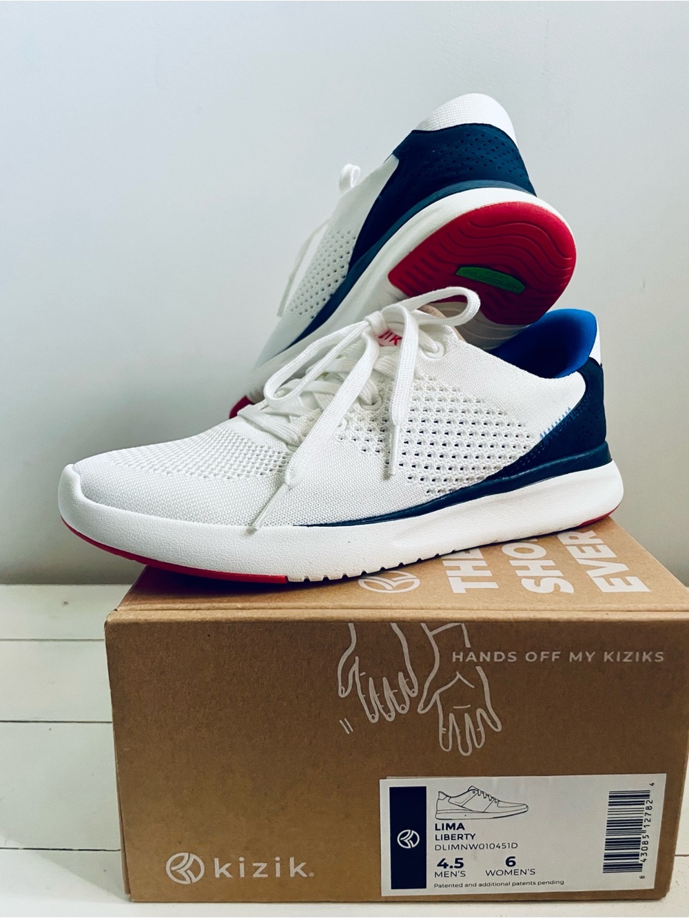 Liberty Lima Navy, White and Red Women’s Sneakers